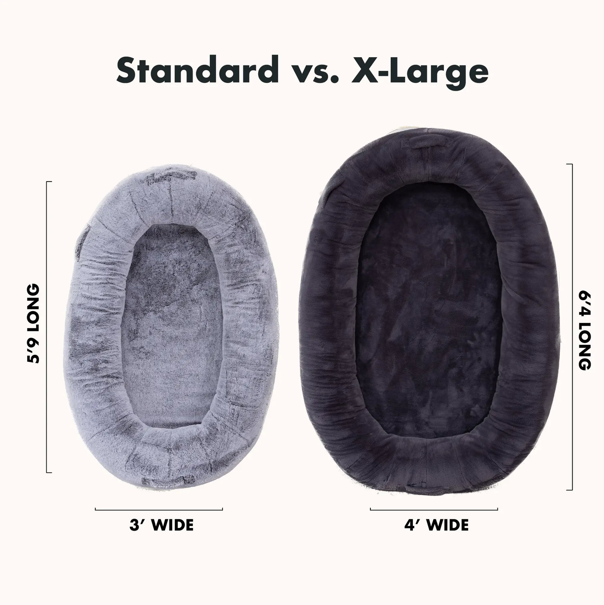 Plufl Premium Human Dog Bed - Adult-Sized Relaxation Solution Featured on Shark Tank