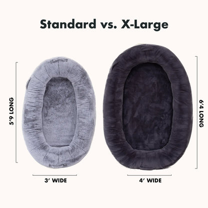 Plufl Premium Human Dog Bed - Adult-Sized Relaxation Solution Featured on Shark Tank