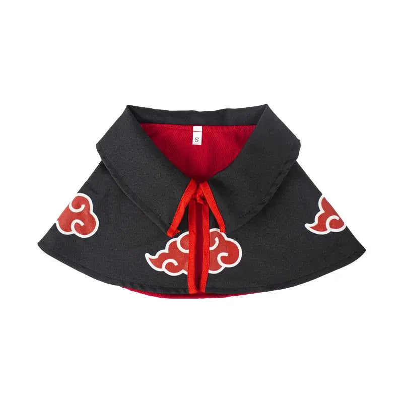 Akatsuki-Inspired Pet Cloak Cosplay Costume – Stylish Anime Ninja Cape for Cats and Dogs, Ideal for Parties and Photography
