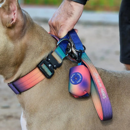 Spark Paws Premium Dog Leash and Poop Bag Set - Heavy-Duty Alloy Hook for Strong Breeds - Comfortable, Durable, and Secure Design