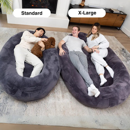 Plufl Premium Human Dog Bed - Adult-Sized Relaxation Solution Featured on Shark Tank