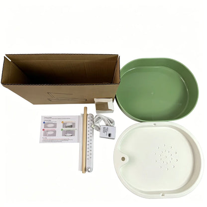 Automatic Parakeet Bird Bath with Pump - Large Bird Shower Fountain for Parakeets, Conures, and Other Pet Birds - Grooming Supplies
