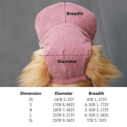 Chenille Pet Baseball Hat for Cats and Dogs, UV Protection Sun Hat with Ear Exposure, Available in Small, Medium, and Large Sizes, Light Blue