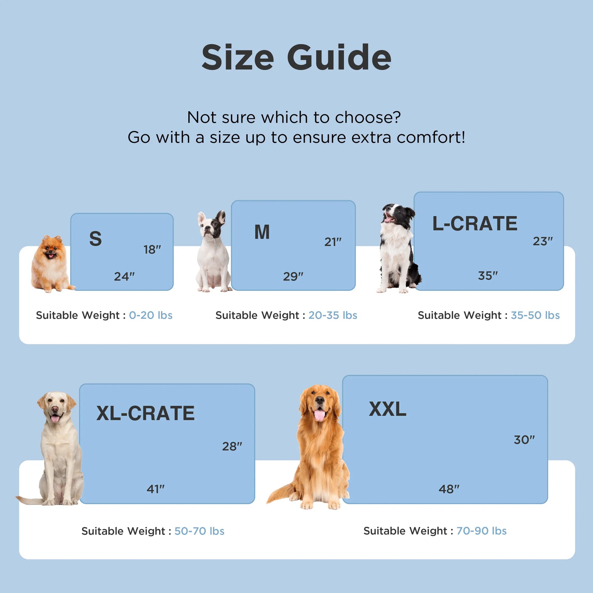 Bedsure Washable Cooling Mat for Dogs - Q-MAX>0.4 Non-Slip Summer Crate Bed for Large Dogs, No Gel or Electricity Required